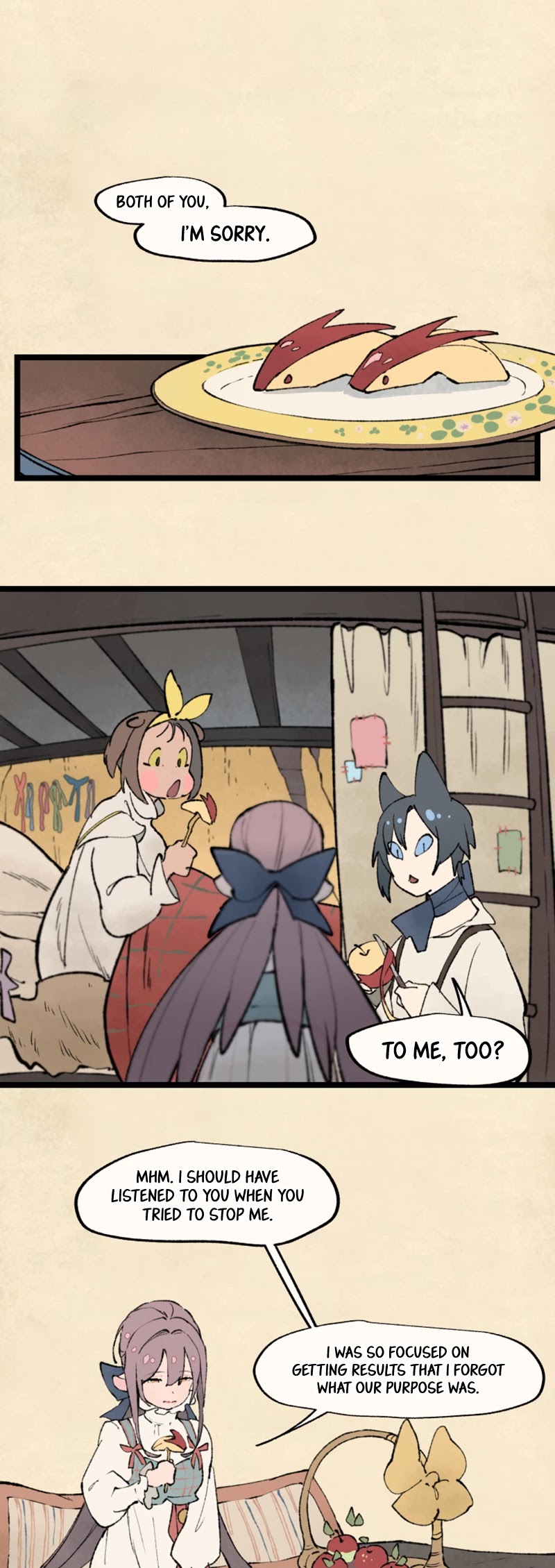 Where The Shooting Star Falls, Wait There. Chapter 1.28 page 4 - Vol.1 Chapter 28: A Slice of Apple