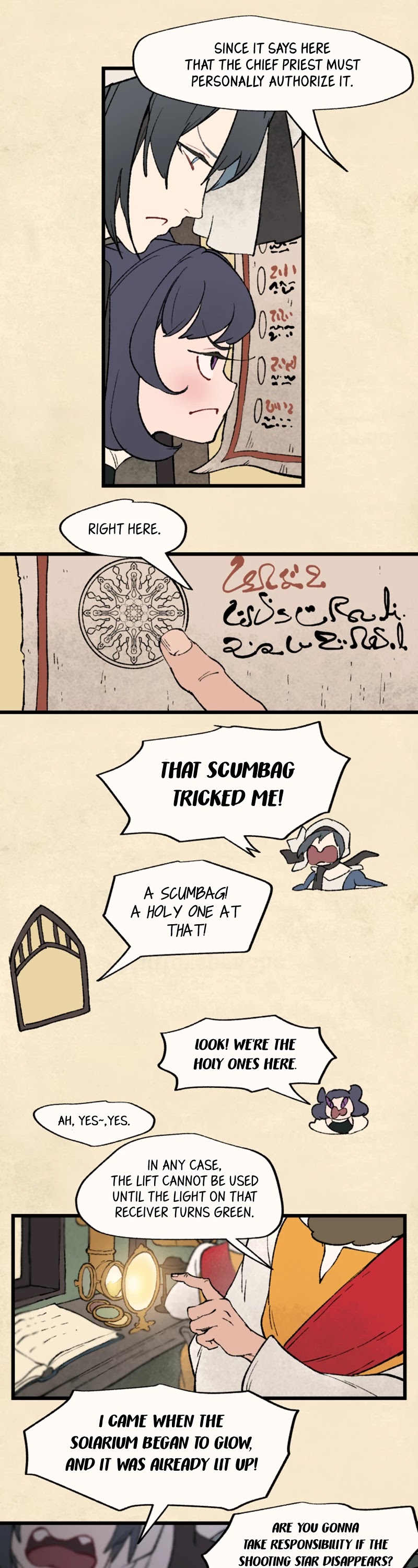 Where The Shooting Star Falls, Wait There. Chapter 1.33 page 14 - Vol.1 Chapter 33: Pye's Sacrifice