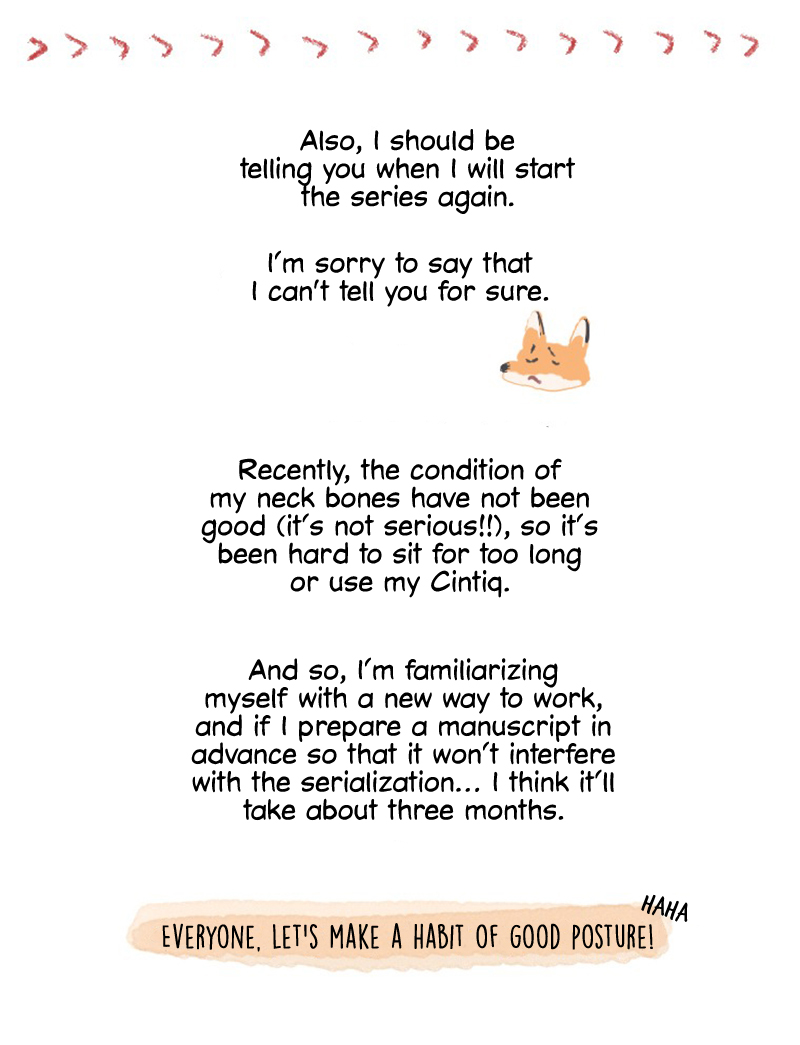 Where The Shooting Star Falls, Wait There. Chapter 1.34-1 page 13 - Vol.1 Chapter 34.1: Author's Note