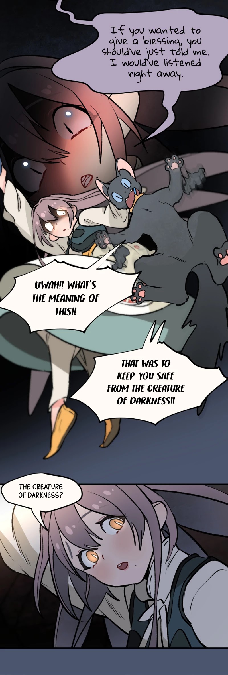 Where The Shooting Star Falls, Wait There. Chapter 1.9 page 21 - Vol.1 Chapter 9: The Creatures of Darkness