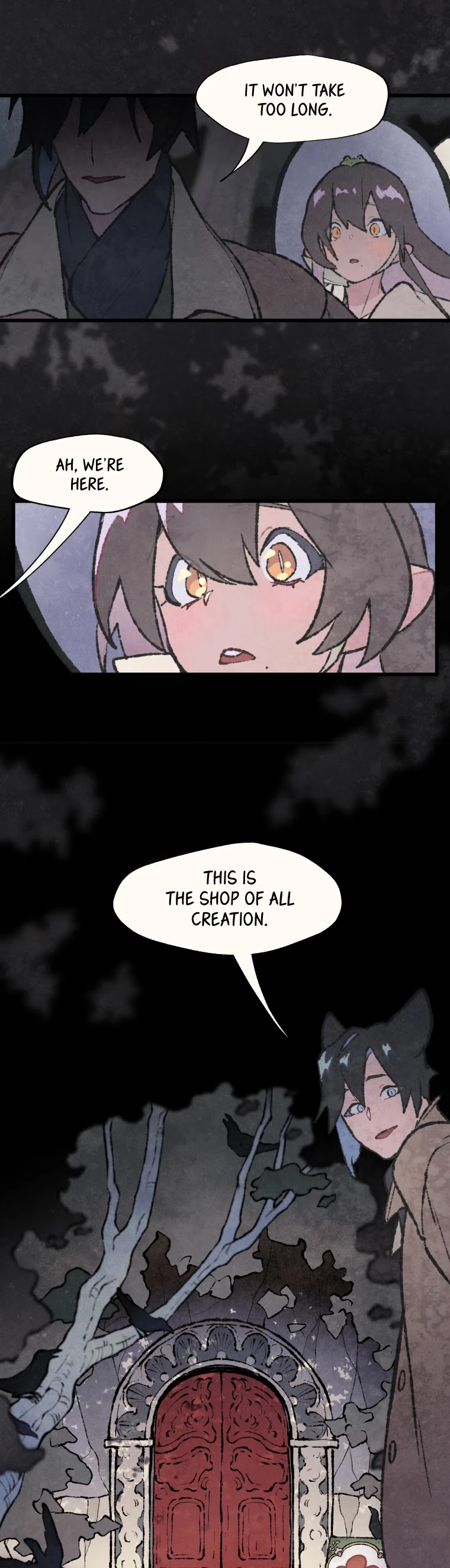 Where The Shooting Star Falls, Wait There. Chapter 2.18 page 22 - Vol.2 Chapter 18: Ashen Forest, Where the Crows Cry