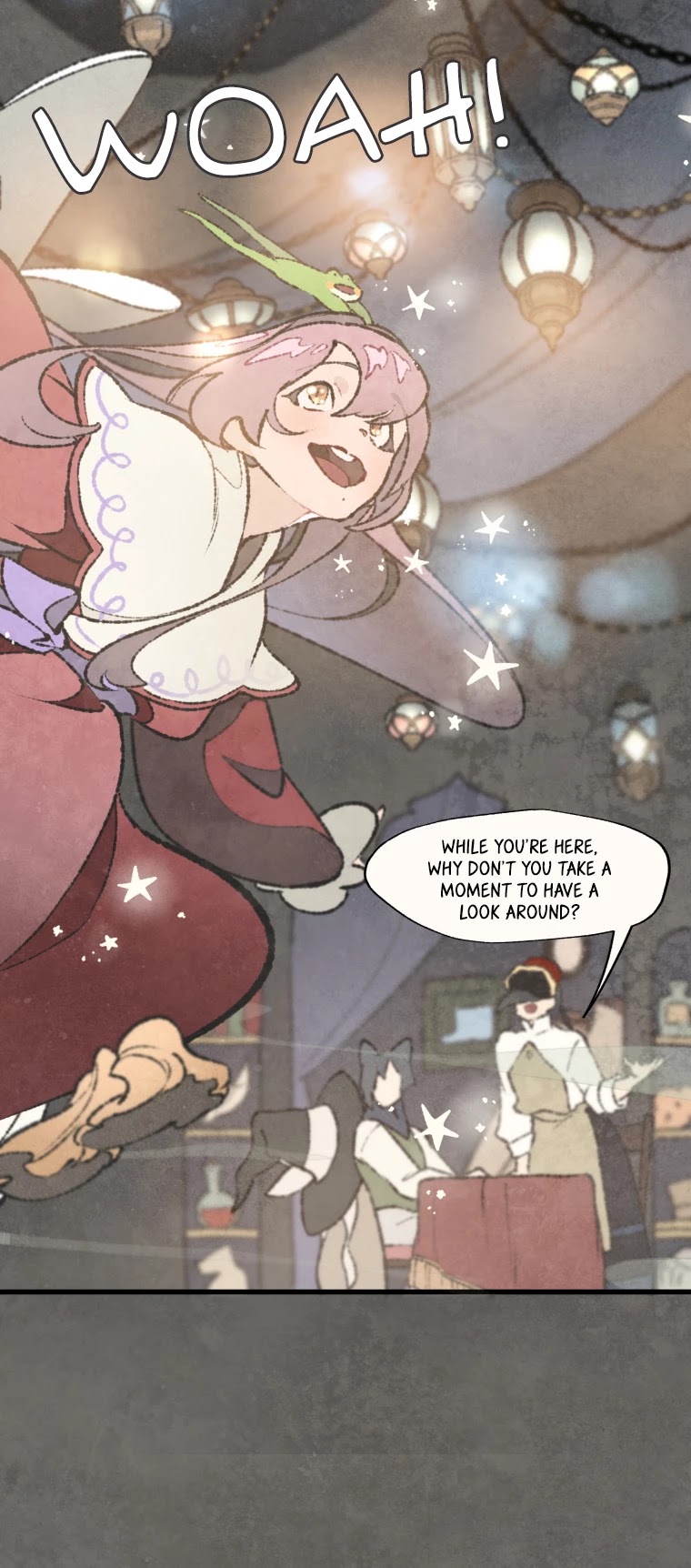Where The Shooting Star Falls, Wait There. Chapter 2.19 page 16 - Vol.2 Chapter 19: The Shop of All Creation and Its Suspicious Owner