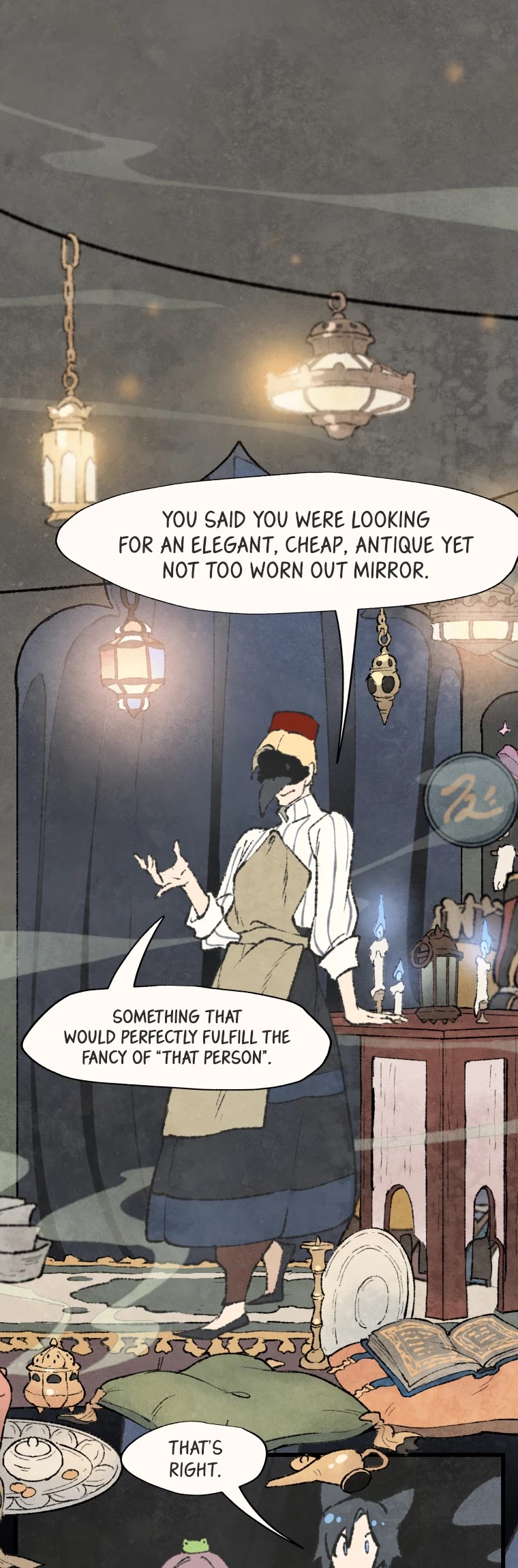 Where The Shooting Star Falls, Wait There. Chapter 2.19 page 27 - Vol.2 Chapter 19: The Shop of All Creation and Its Suspicious Owner