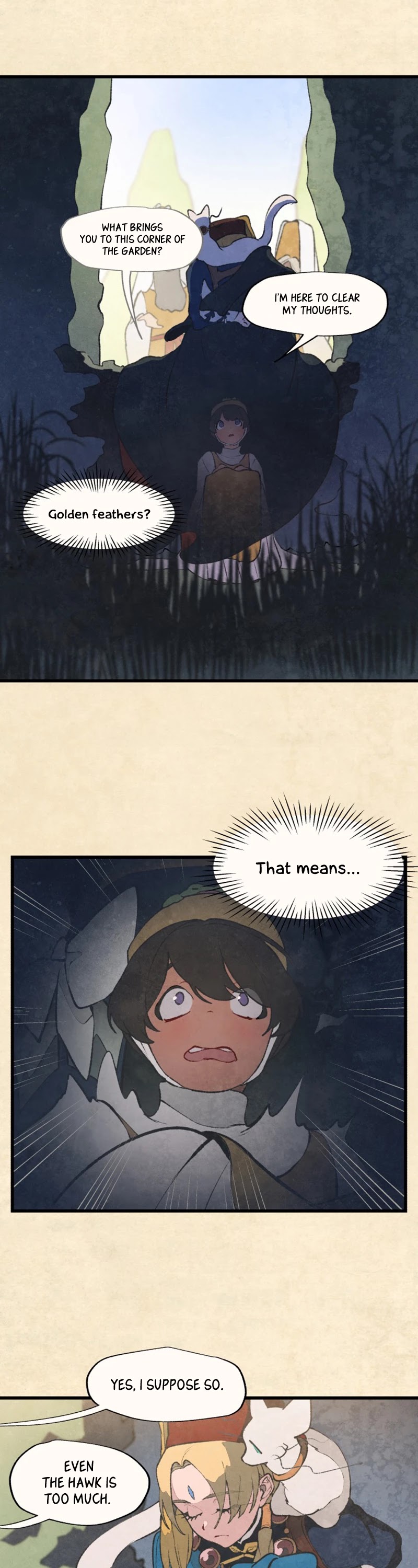 Where The Shooting Star Falls, Wait There. Chapter 2.2 page 15 - Vol.2 Chapter 2: A Secret Meeting in the Corner of the Garden