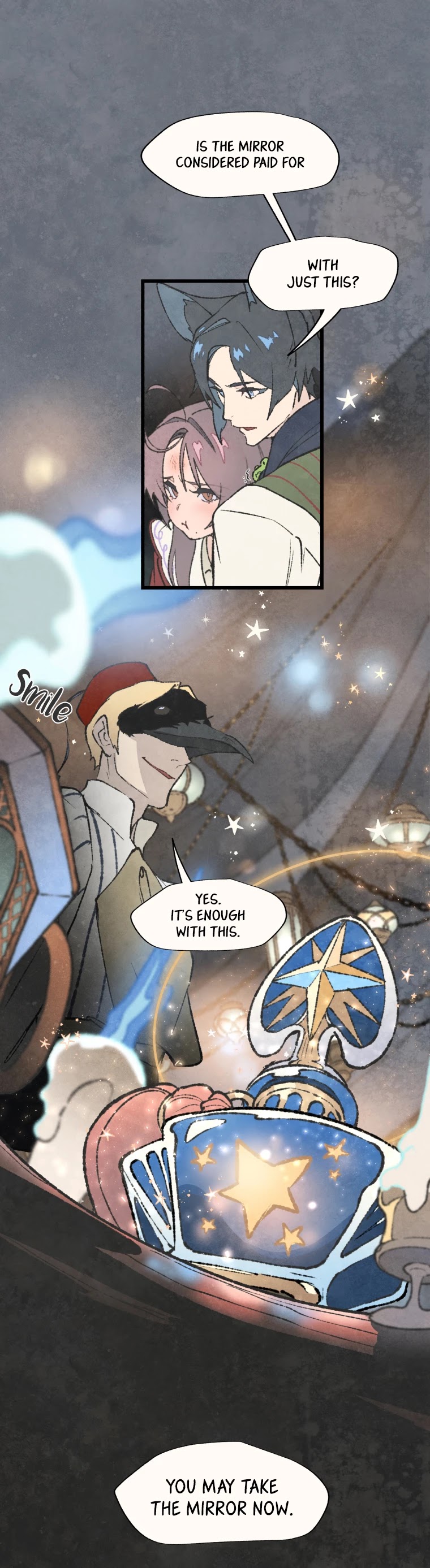 Where The Shooting Star Falls, Wait There. Chapter 2.20 page 4 - Vol.2 Chapter 20: The Shop of All Creation and Its Suspicious Owner 2