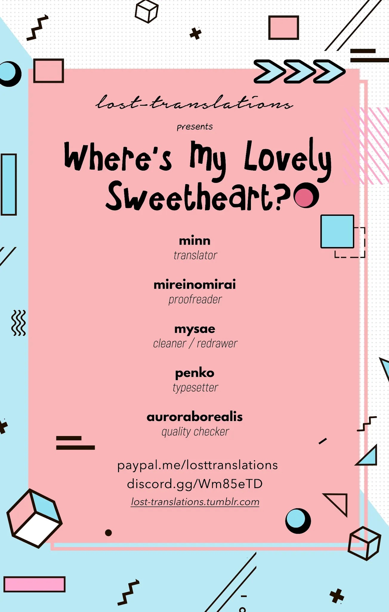 Where's My Lovely Sweetheart? Chapter 14 page 1 - Chapter 14