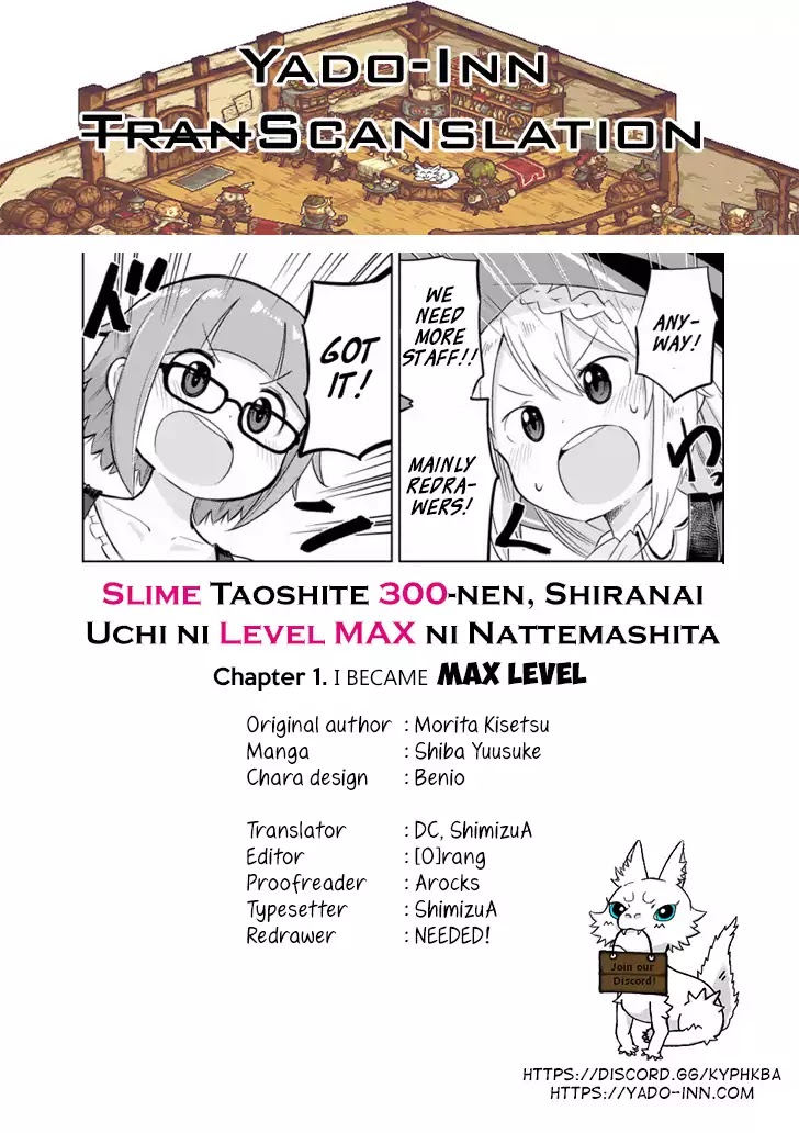 While Killing Slimes for 300 Years, I Became the MAX Level Unknowingly Chapter 1 page 32 - Chapter 1: I Became MAX Level