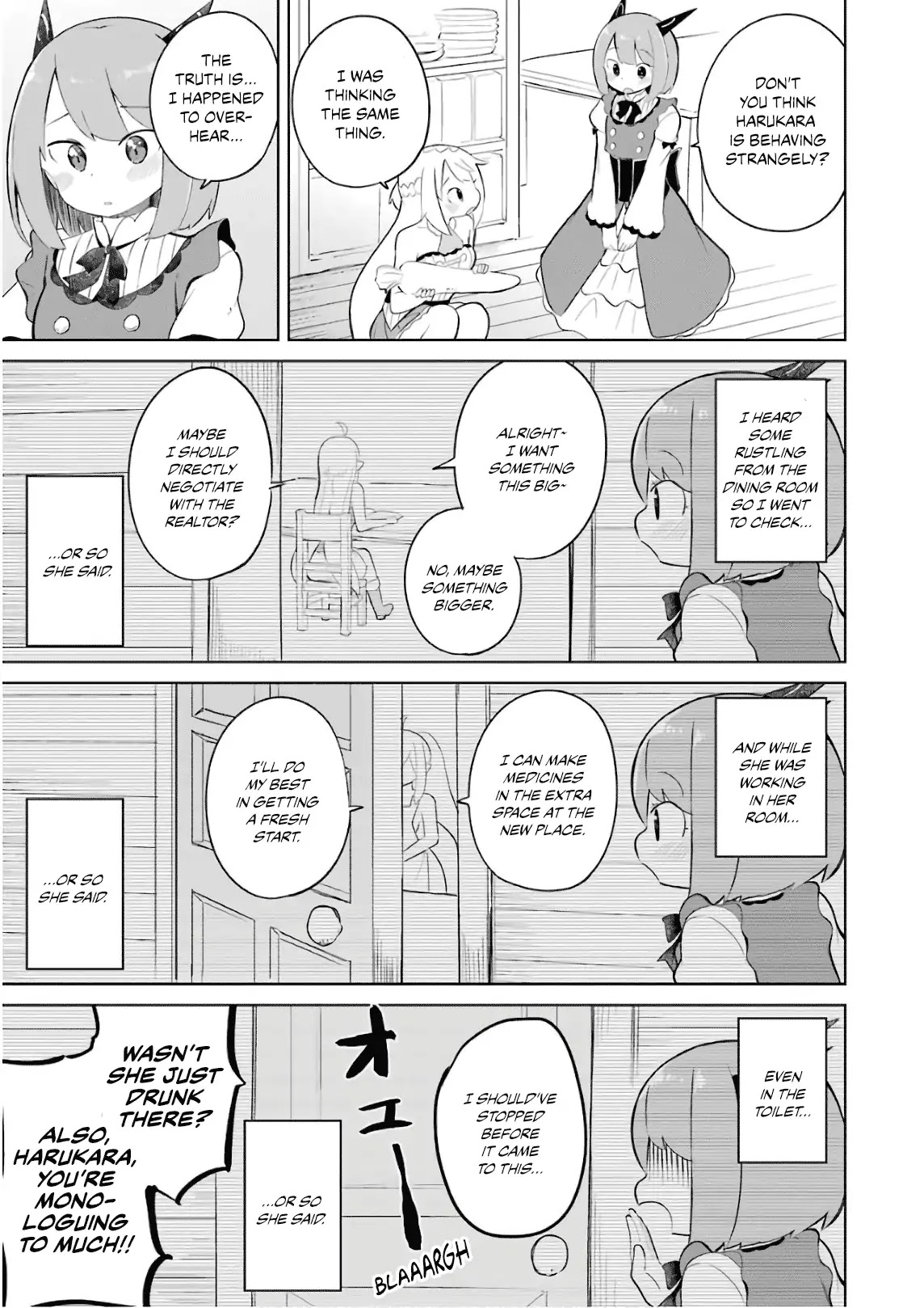 While Killing Slimes for 300 Years, I Became the MAX Level Unknowingly Chapter 14 page 4 - Chapter 14: Harukara is Graduating?