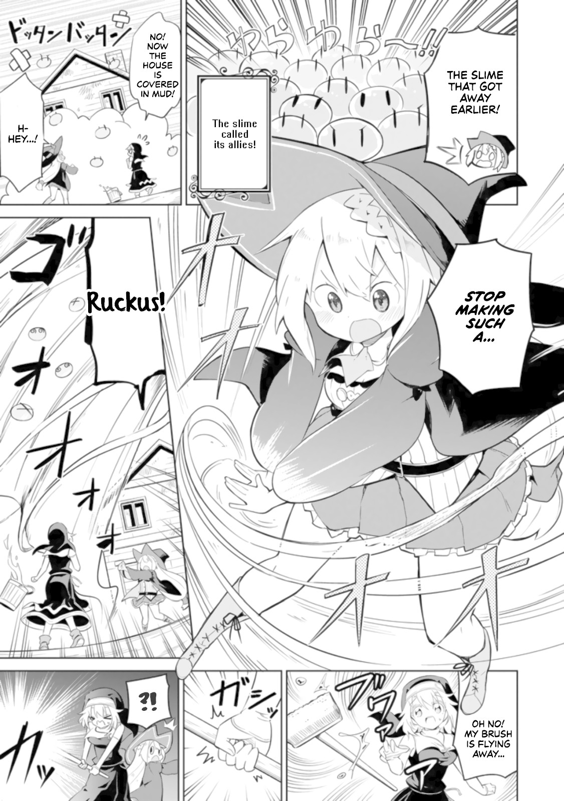 While Killing Slimes for 300 Years, I Became the MAX Level Unknowingly Chapter 22.99 page 3 - Chapter 22.99: The Story of a Level 99 Witch and a Sister who loves cleaning ( Special Collab Chapter )
