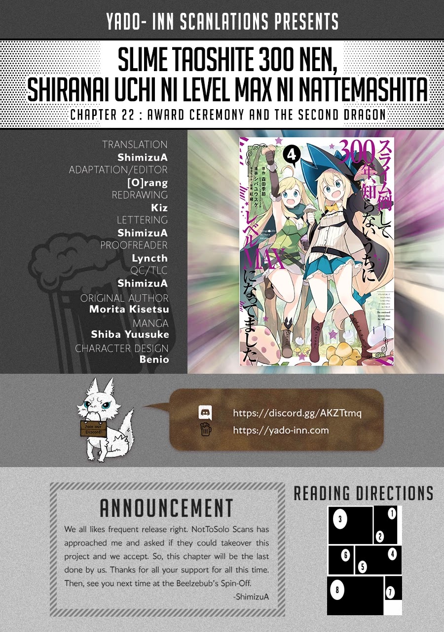 While Killing Slimes for 300 Years, I Became the MAX Level Unknowingly Chapter 23 page 1 - Chapter 23: Award Ceremony and The Second Dragon
