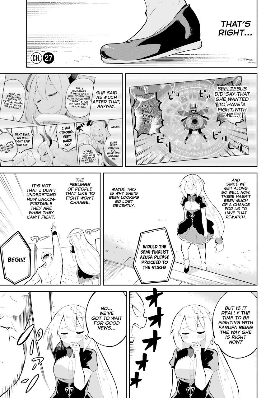 While Killing Slimes for 300 Years, I Became the MAX Level Unknowingly Chapter 27 page 1 - Chapter 27: Azusa vs. Beelzebub (Part 2)