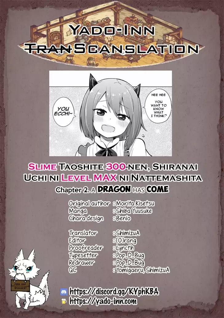 While Killing Slimes for 300 Years, I Became the MAX Level Unknowingly Chapter 3 page 29 - Chapter 3: A Dragon Has Come