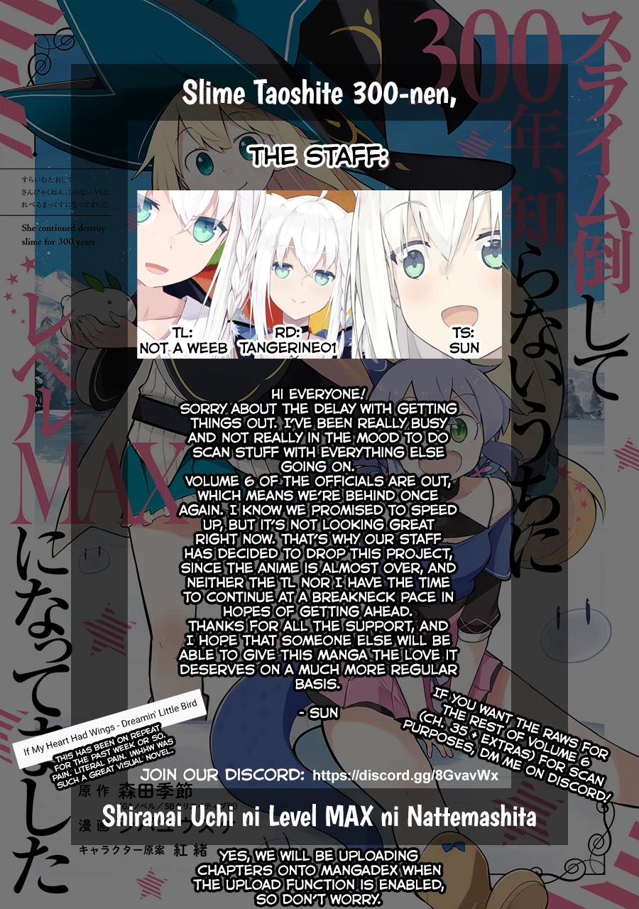 While Killing Slimes for 300 Years, I Became the MAX Level Unknowingly Chapter 34 page 36 - Chapter 34