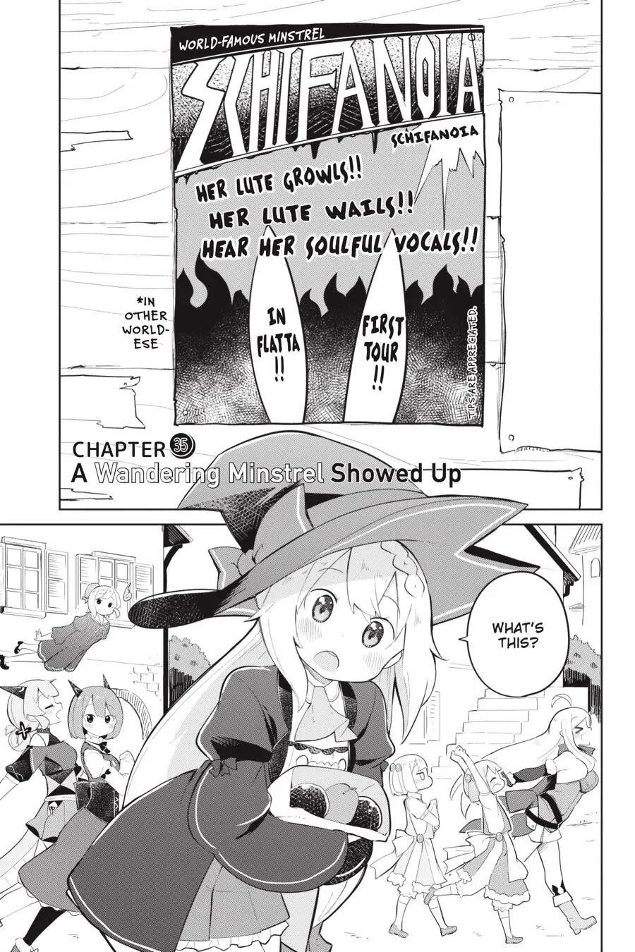 While Killing Slimes for 300 Years, I Became the MAX Level Unknowingly Chapter 35 page 1 - Chapter 35: A Wandering Minstrel Showed Up