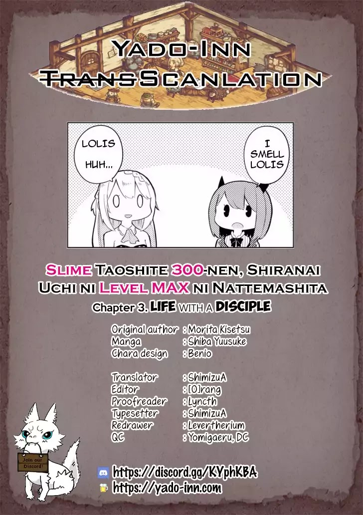 While Killing Slimes for 300 Years, I Became the MAX Level Unknowingly Chapter 4 page 33 - Chapter 4: Life With A Disciple