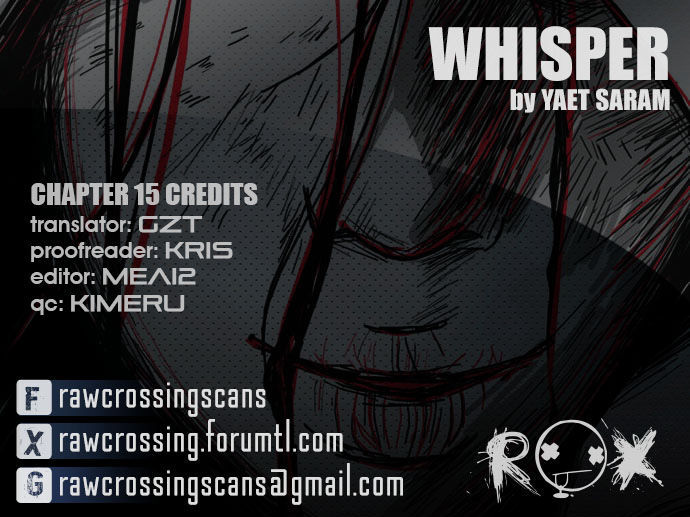 Whisper Chapter 15 page 1 - Chapter 15 : Dark Prophesies (1)