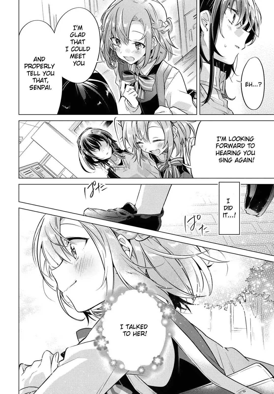 Whispering You a Love Song Chapter 1 page 15 - Chapter 1: On the rooftop, with a guitar, with Senpai