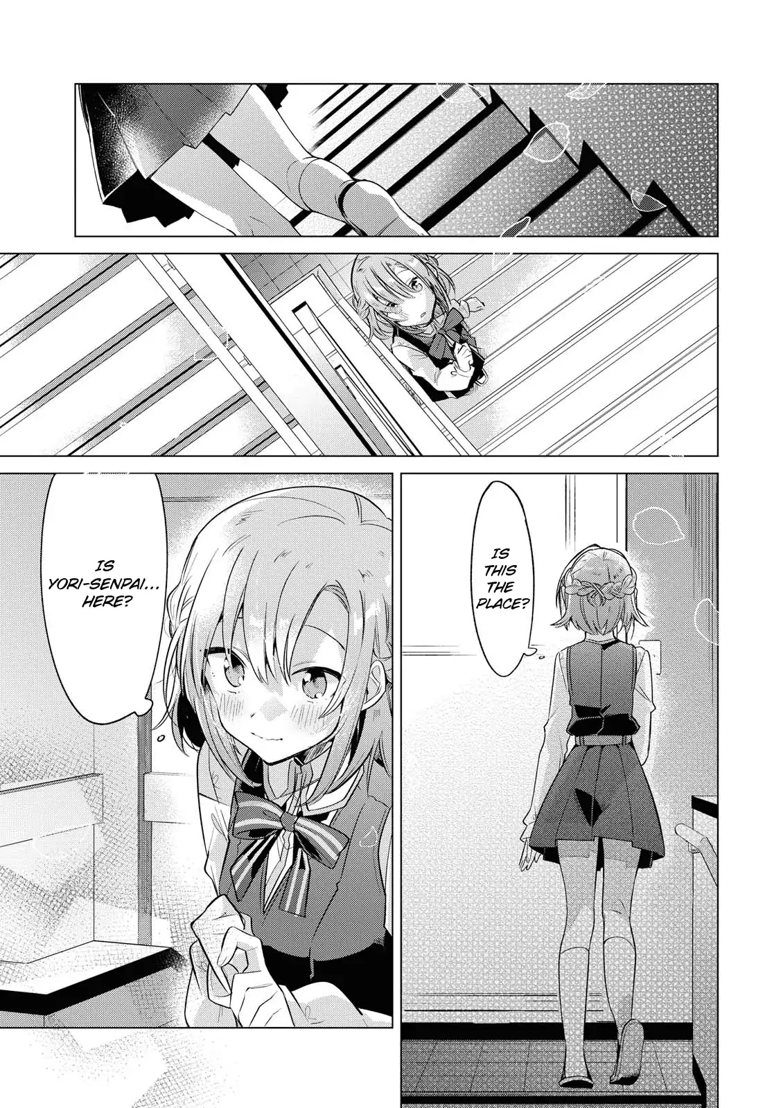 Whispering You a Love Song Chapter 1 page 22 - Chapter 1: On the rooftop, with a guitar, with Senpai