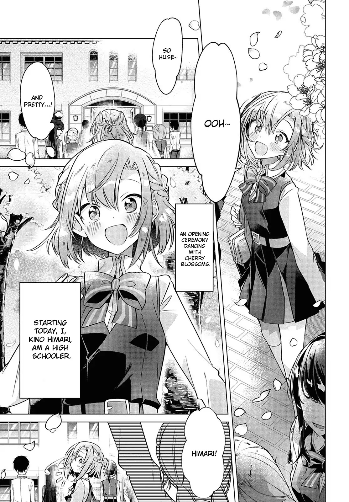 Whispering You a Love Song Chapter 1 page 3 - Chapter 1: On the rooftop, with a guitar, with Senpai