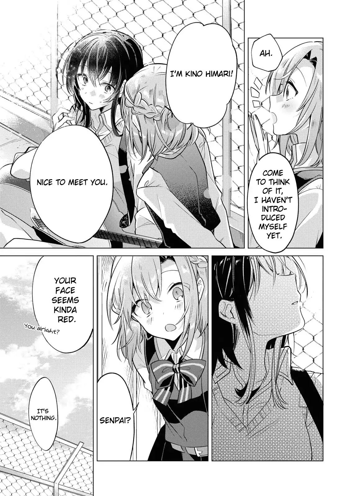 Whispering You a Love Song Chapter 1 page 30 - Chapter 1: On the rooftop, with a guitar, with Senpai