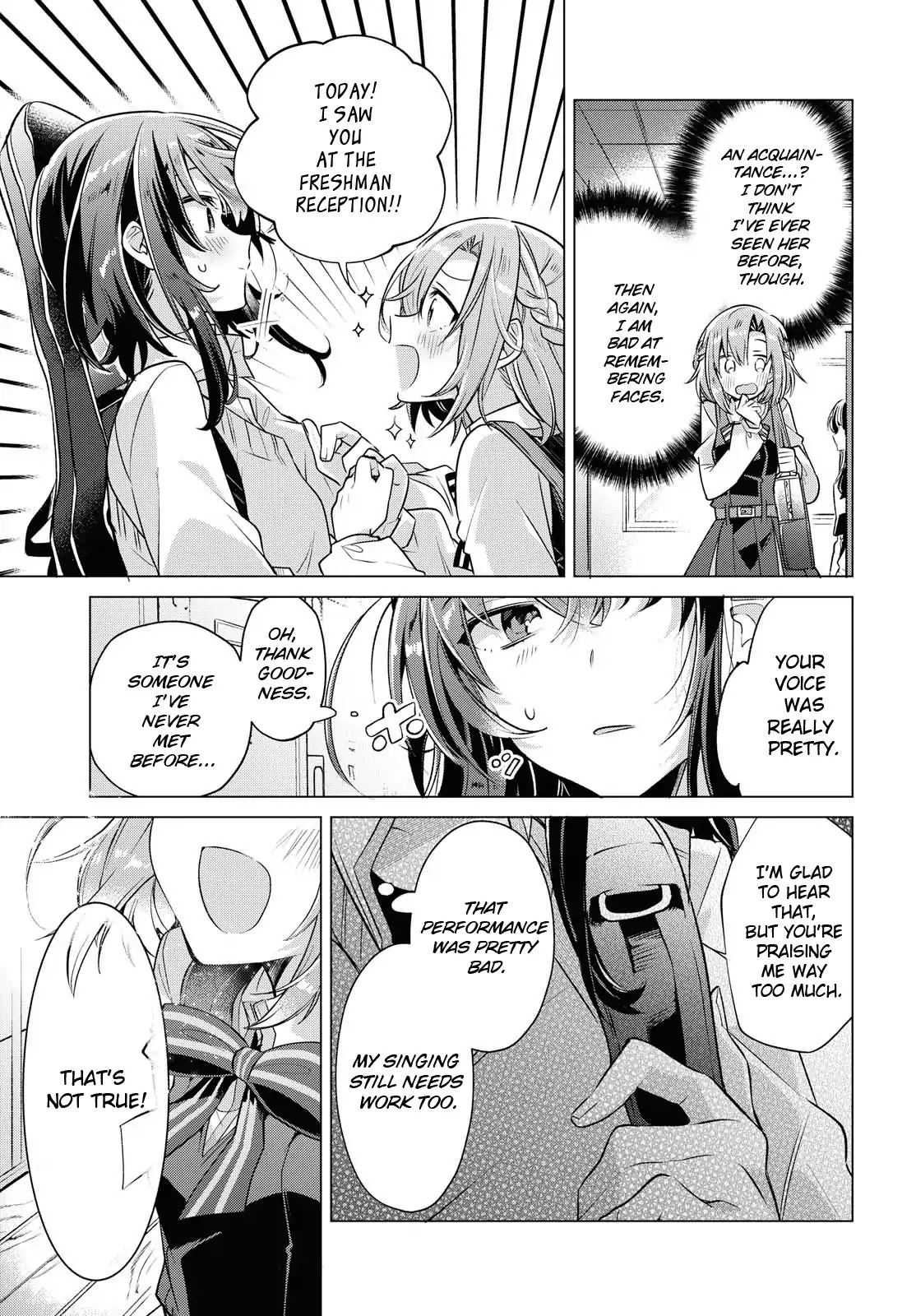Whispering You a Love Song Chapter 2 page 11 - Chapter 2: First love, by a cherry tree, with Kouhai