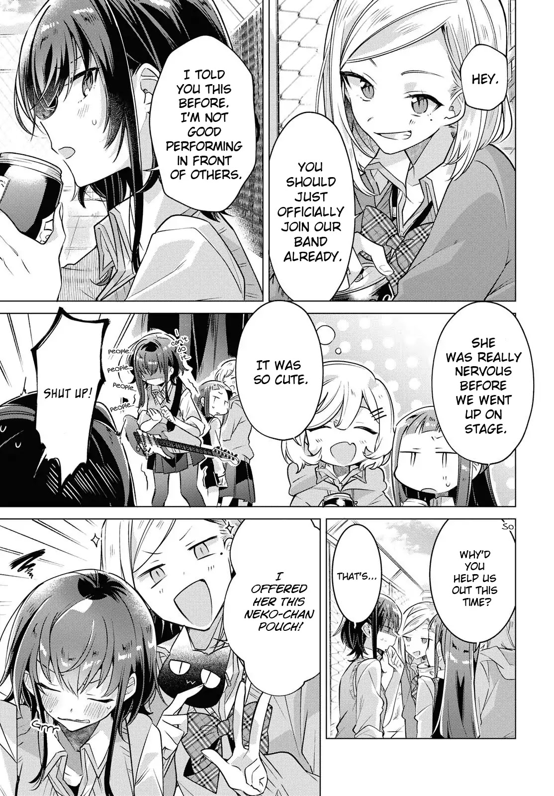 Whispering You a Love Song Chapter 2 page 5 - Chapter 2: First love, by a cherry tree, with Kouhai