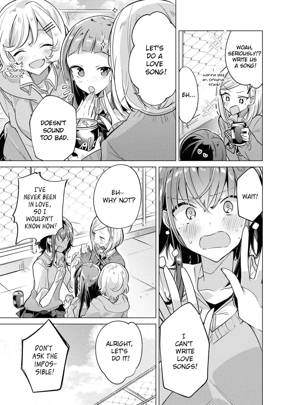 Whispering You a Love Song Chapter 2 page 7 - Chapter 2: First love, by a cherry tree, with Kouhai