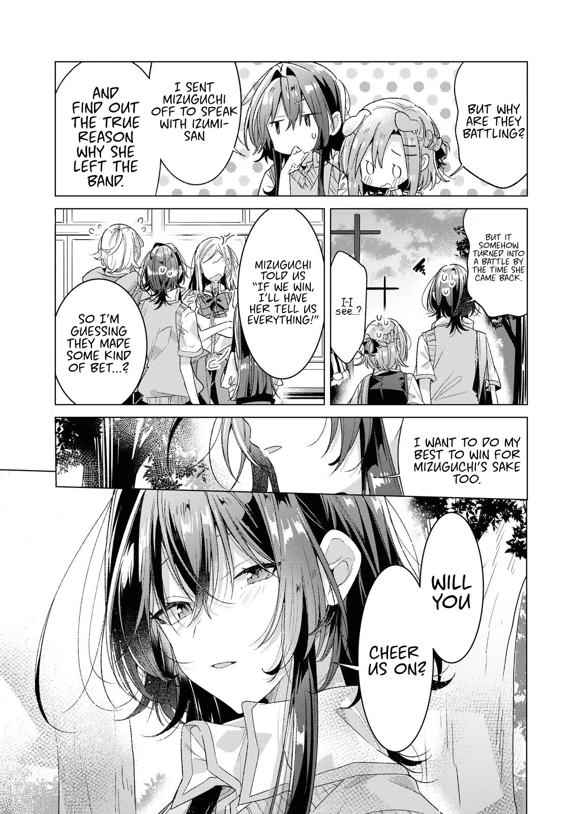 Whispering You a Love Song Chapter 23 page 23 - Chapter 23: Support, Confusion, and Determination.