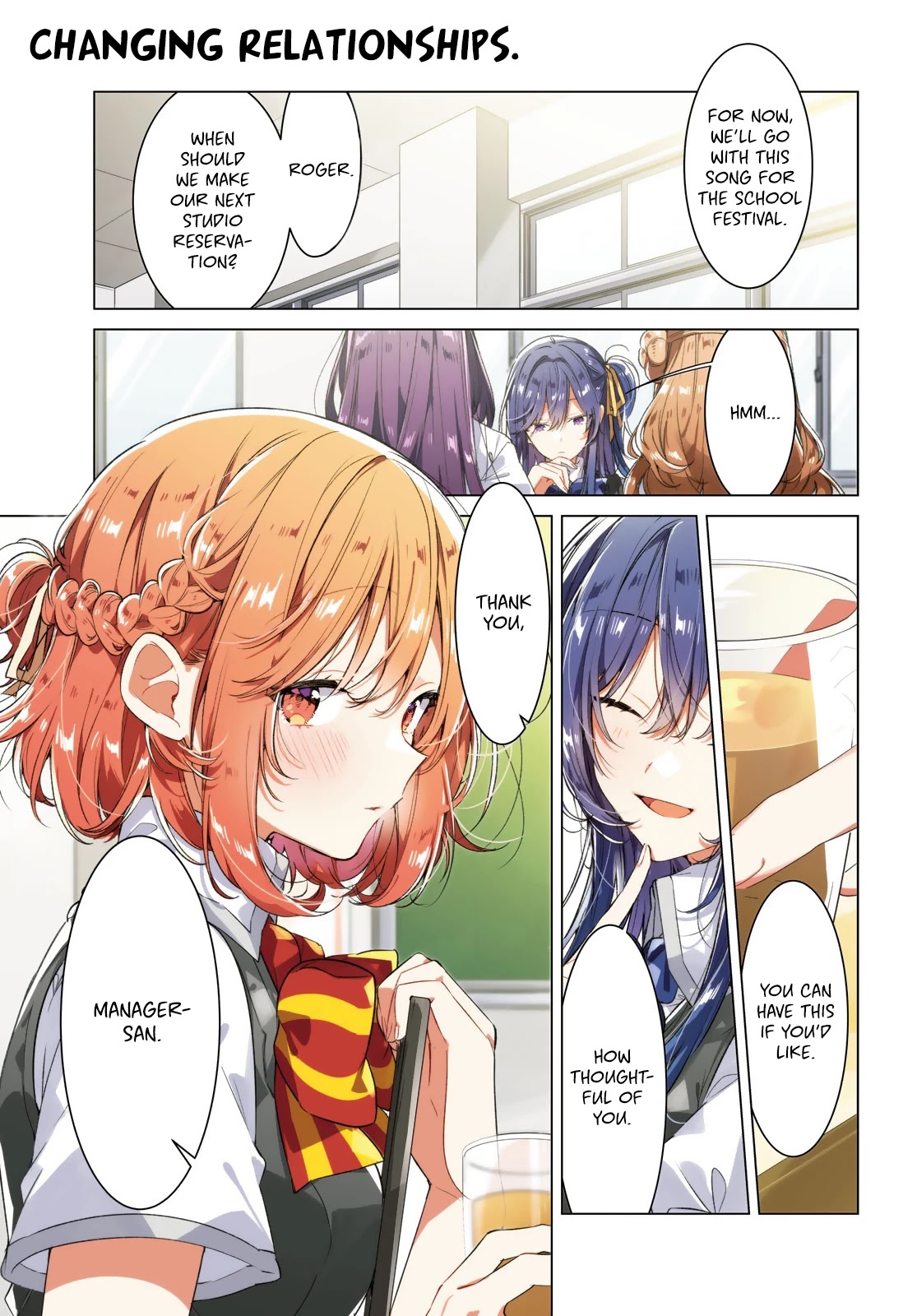 Whispering You a Love Song Chapter 27 page 1 - Chapter 27: Choices, Welcomes, and Managers