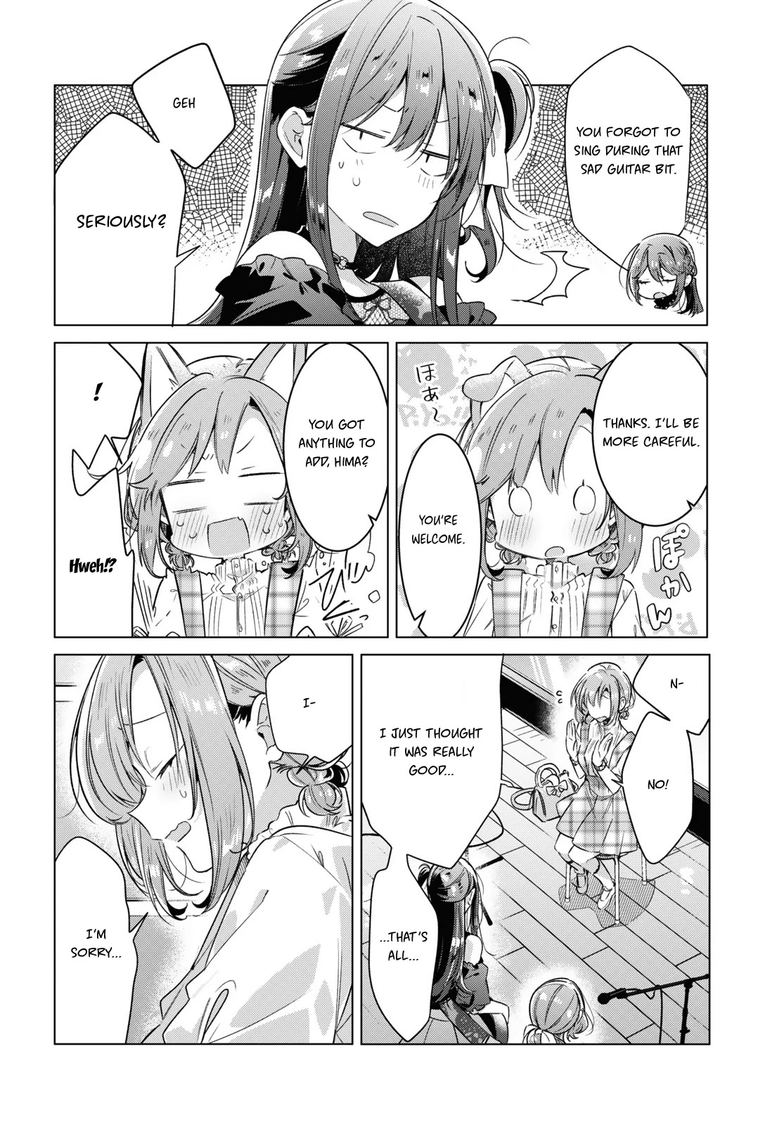 Whispering You a Love Song Chapter 29 page 14 - Chapter 29: Practice, Managers and Secrets