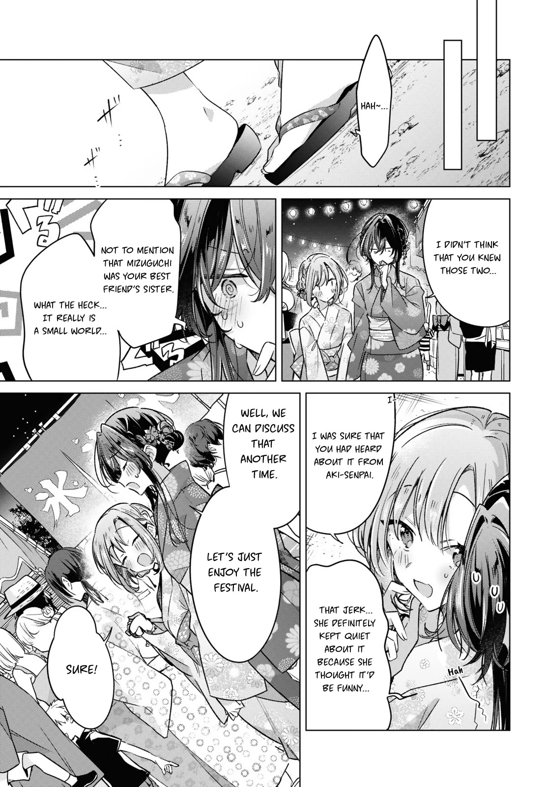 Whispering You a Love Song Chapter 31 page 11 - Chapter 31: A Summer Festival and Wavering Feelings