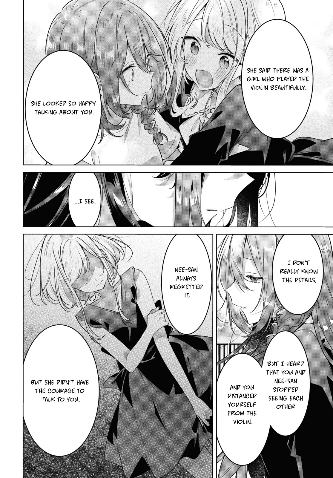 Whispering You a Love Song Chapter 34 page 10 - Chapter 34: The Past, Determination, and a Curse.