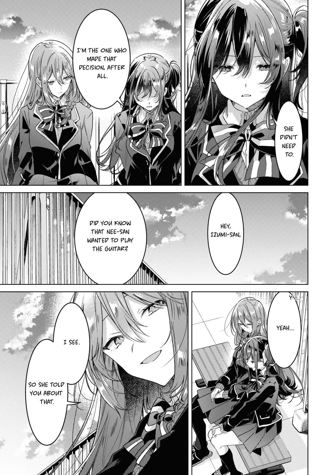 Whispering You a Love Song Chapter 34 page 11 - Chapter 34: The Past, Determination, and a Curse.