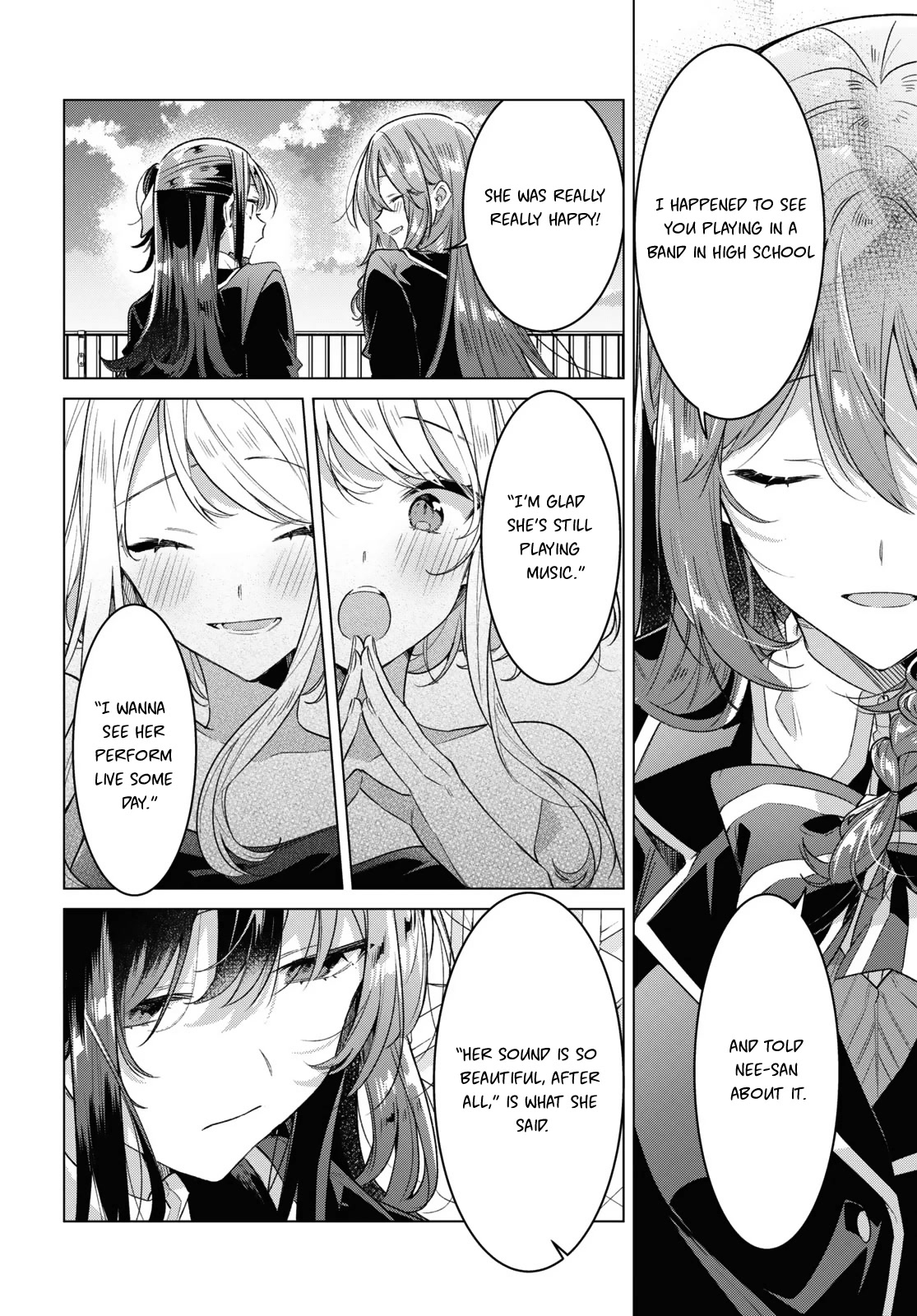 Whispering You a Love Song Chapter 34 page 12 - Chapter 34: The Past, Determination, and a Curse.