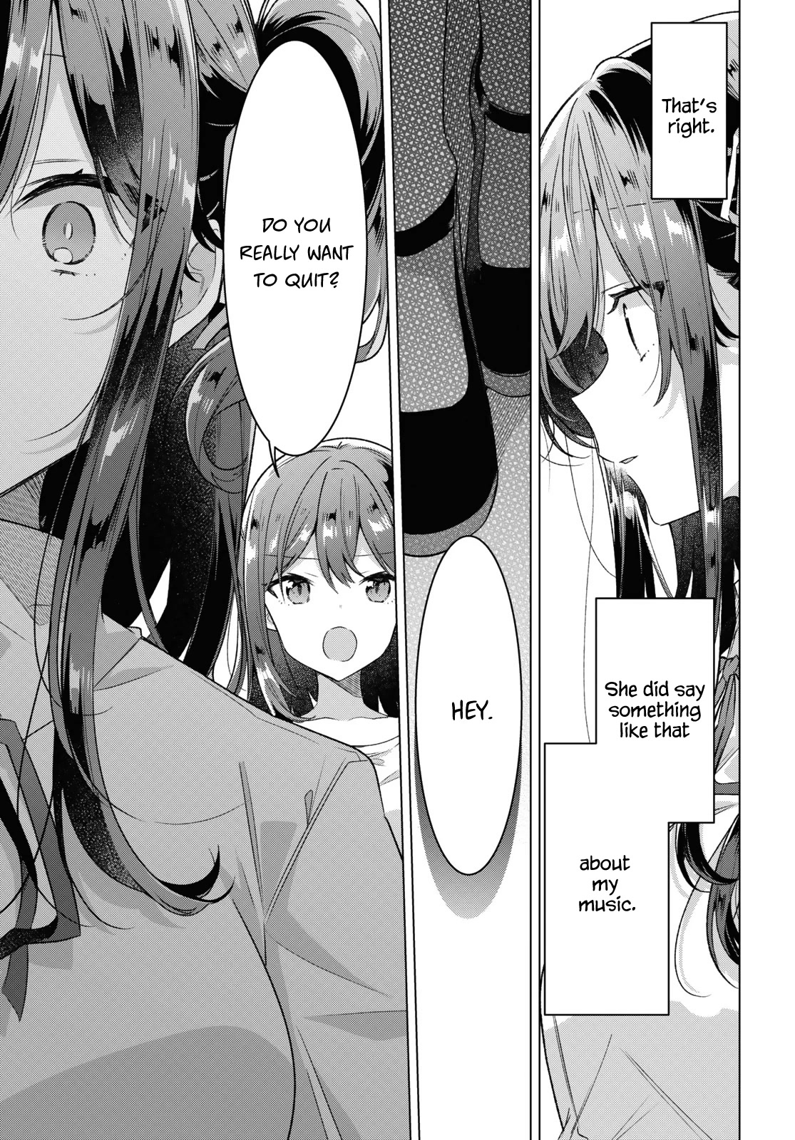 Whispering You a Love Song Chapter 34 page 35 - Chapter 34: The Past, Determination, and a Curse.