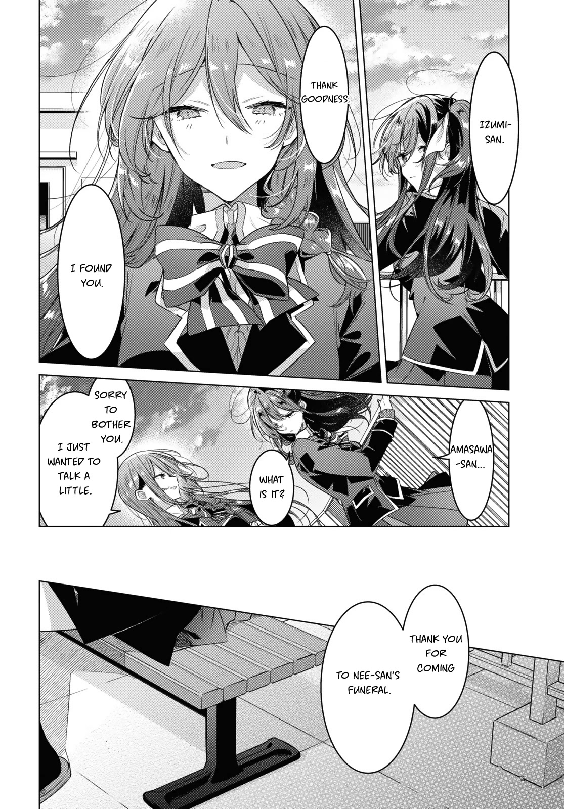 Whispering You a Love Song Chapter 34 page 8 - Chapter 34: The Past, Determination, and a Curse.