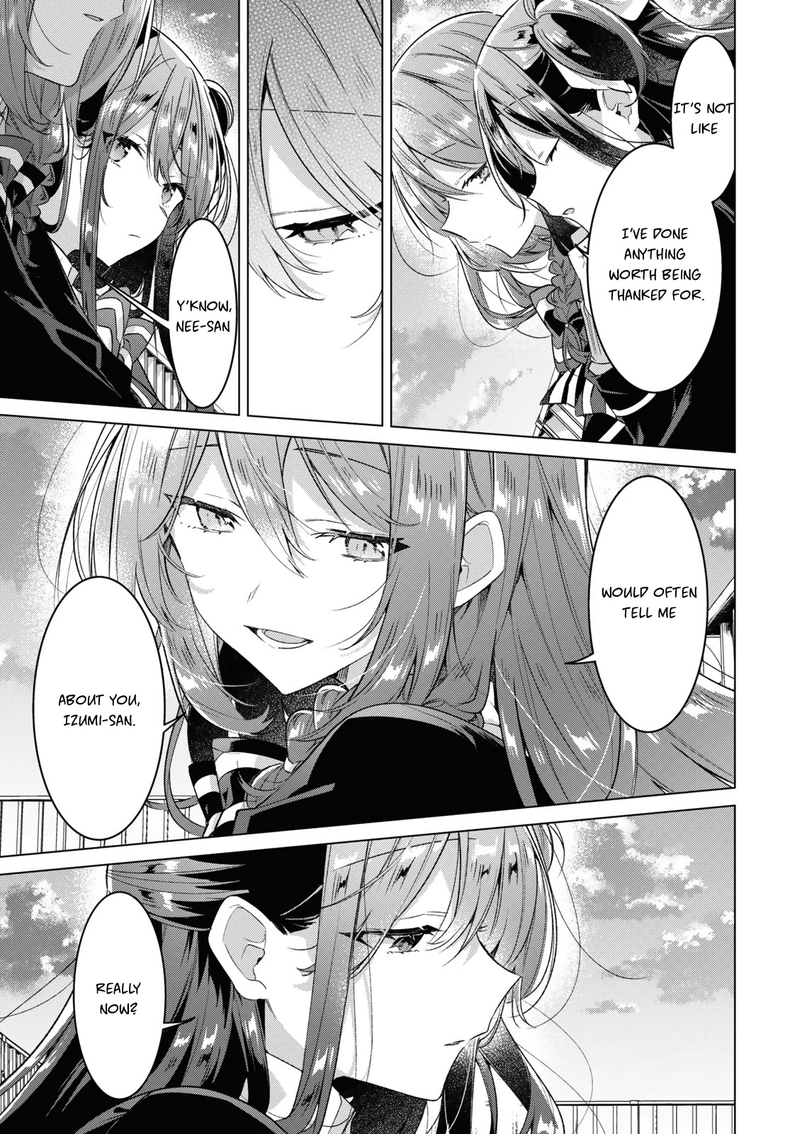 Whispering You a Love Song Chapter 34 page 9 - Chapter 34: The Past, Determination, and a Curse.