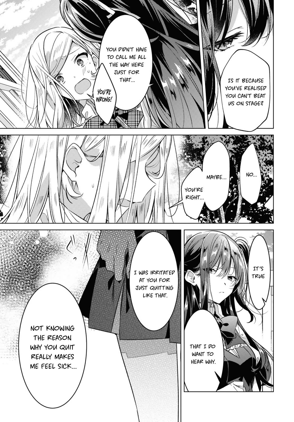 Whispering You a Love Song Chapter 39 page 7 - Chapter 39: A Confrontation, A Mismatch.