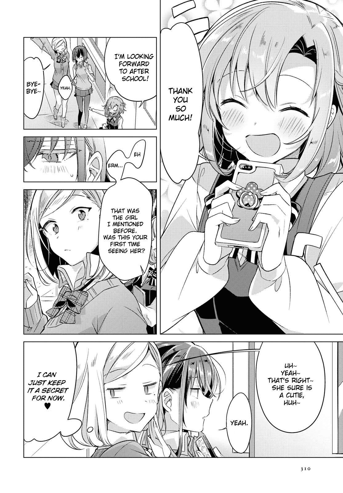 Whispering You a Love Song Chapter 4 page 10 - Chapter 4: On a rainy day, in the classroom.