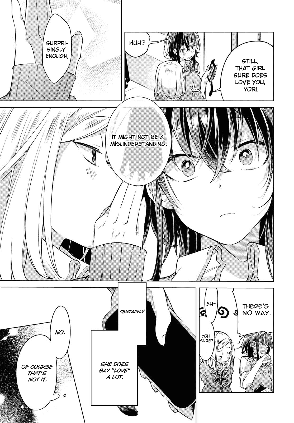 Whispering You a Love Song Chapter 4 page 11 - Chapter 4: On a rainy day, in the classroom.