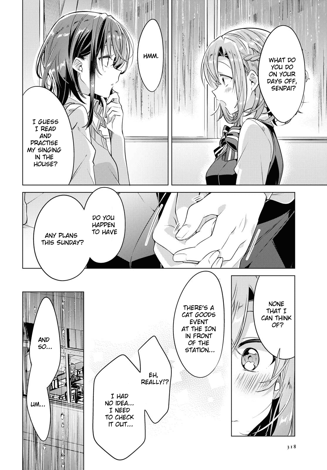 Whispering You a Love Song Chapter 4 page 18 - Chapter 4: On a rainy day, in the classroom.