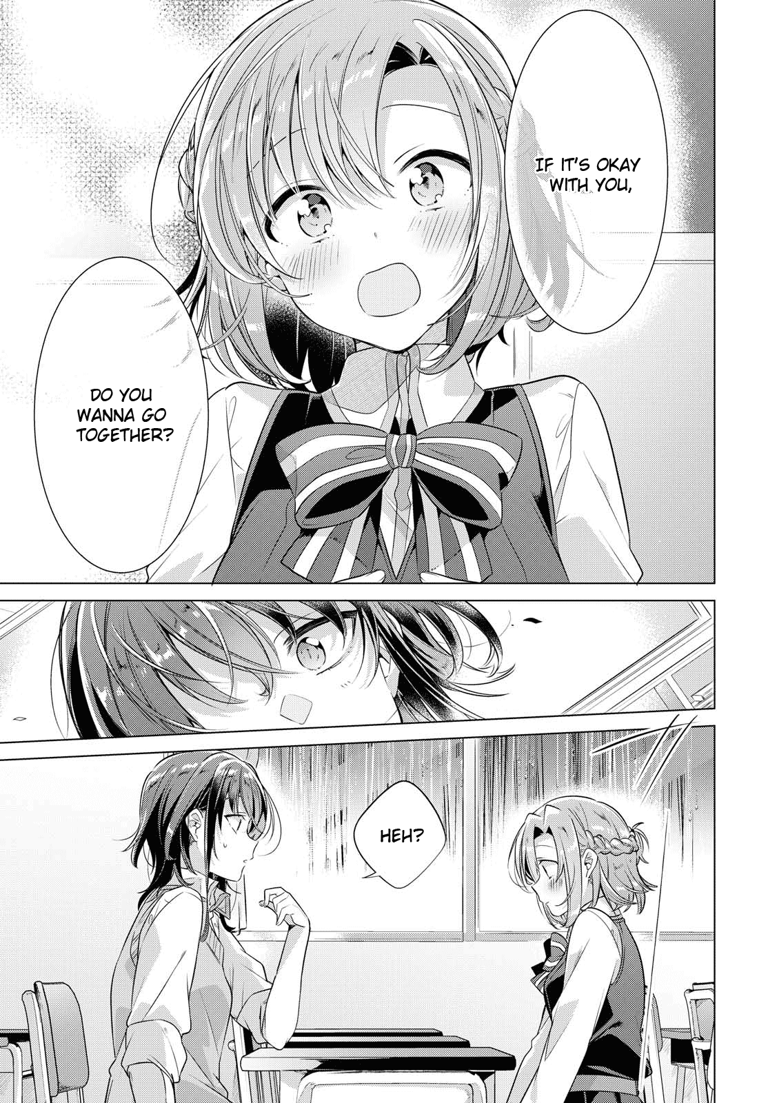 Whispering You a Love Song Chapter 4 page 19 - Chapter 4: On a rainy day, in the classroom.