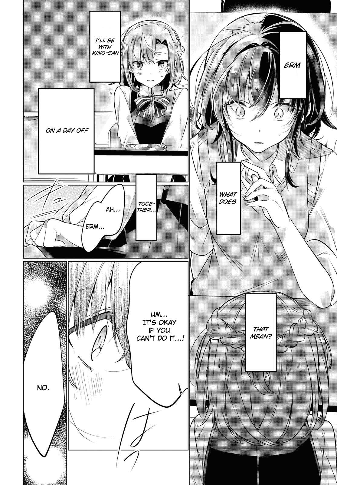 Whispering You a Love Song Chapter 4 page 20 - Chapter 4: On a rainy day, in the classroom.
