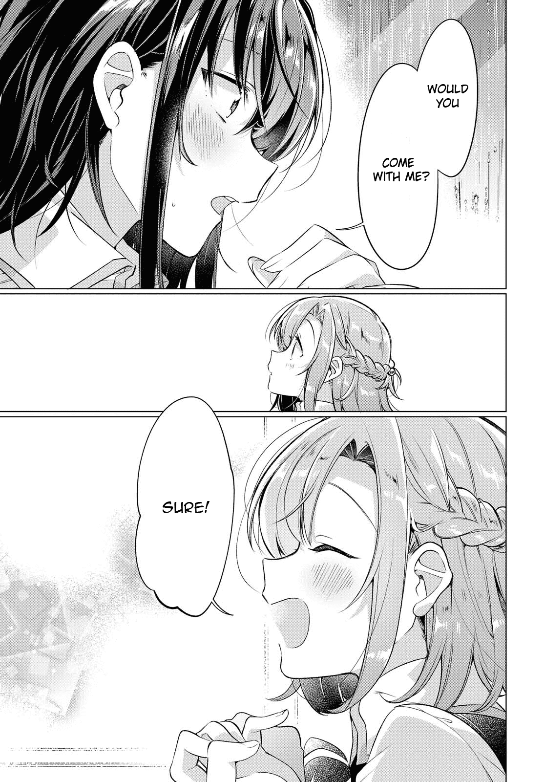 Whispering You a Love Song Chapter 4 page 21 - Chapter 4: On a rainy day, in the classroom.