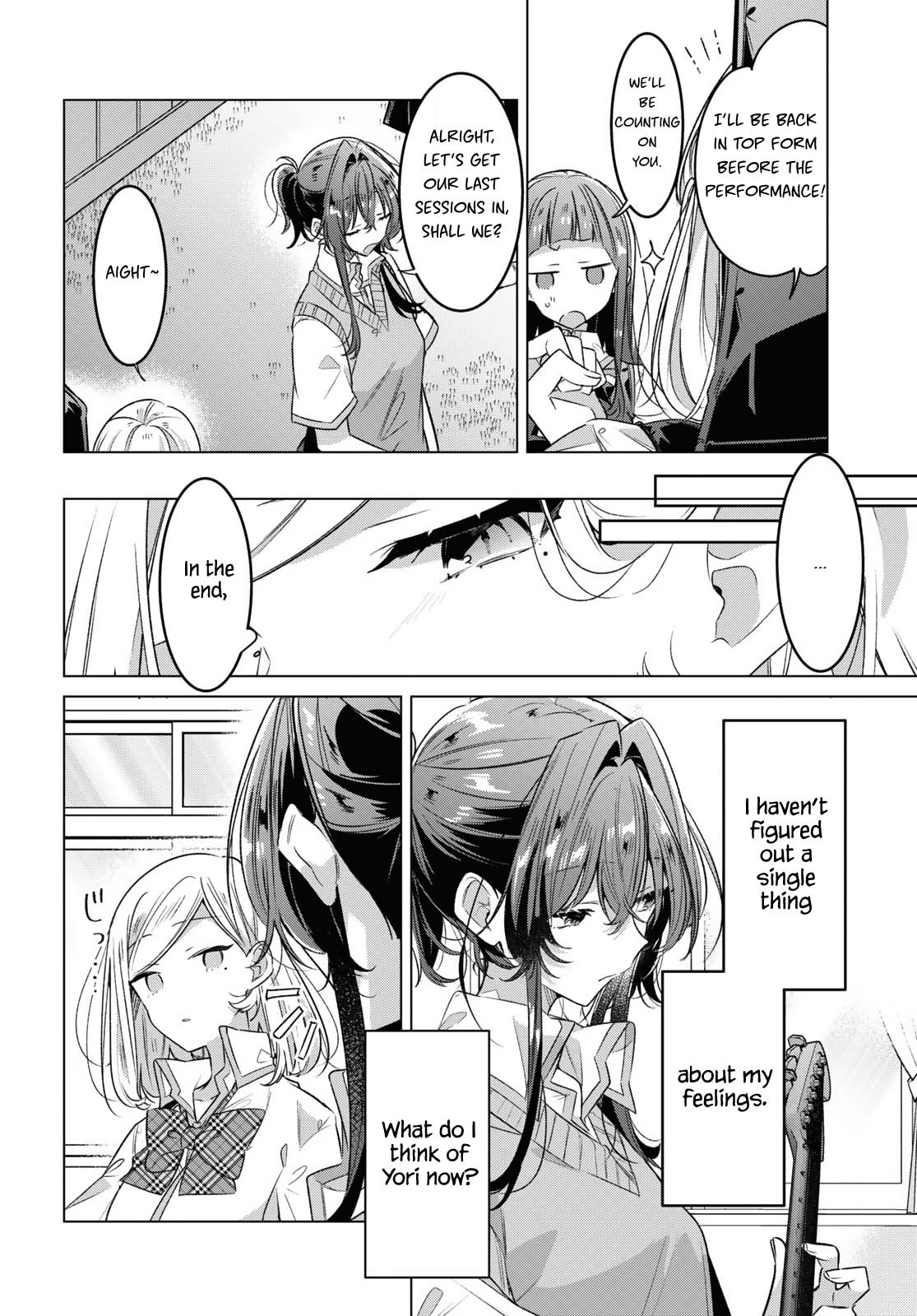 Whispering You a Love Song Chapter 41 page 12 - Chapter 41: My Feelings and The Final Challenge.