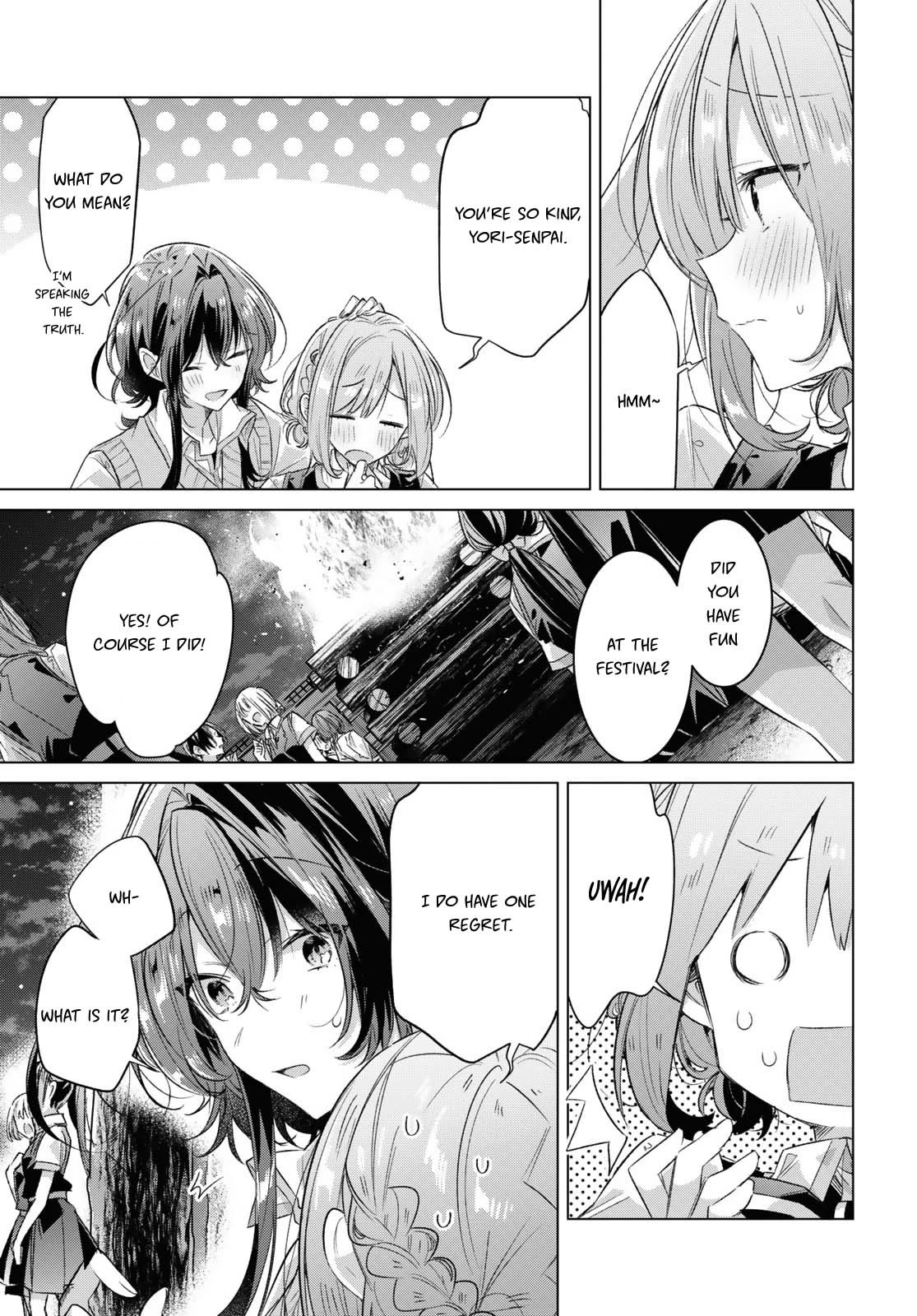 Whispering You a Love Song Chapter 44 page 15 - Chapter 44: The End of the Festival, and Everyone's Feelings