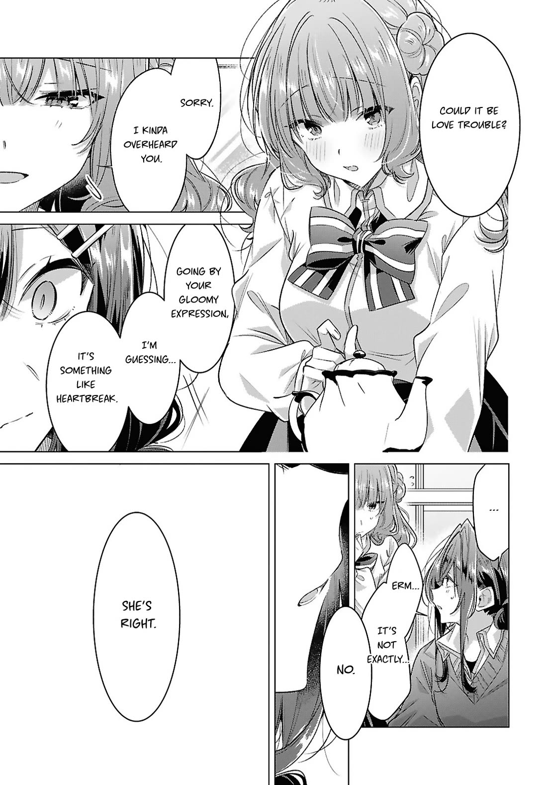 Whispering You a Love Song Chapter 51 page 7 - Chapter 51: Bewilderment, Lies, and Hesitation.