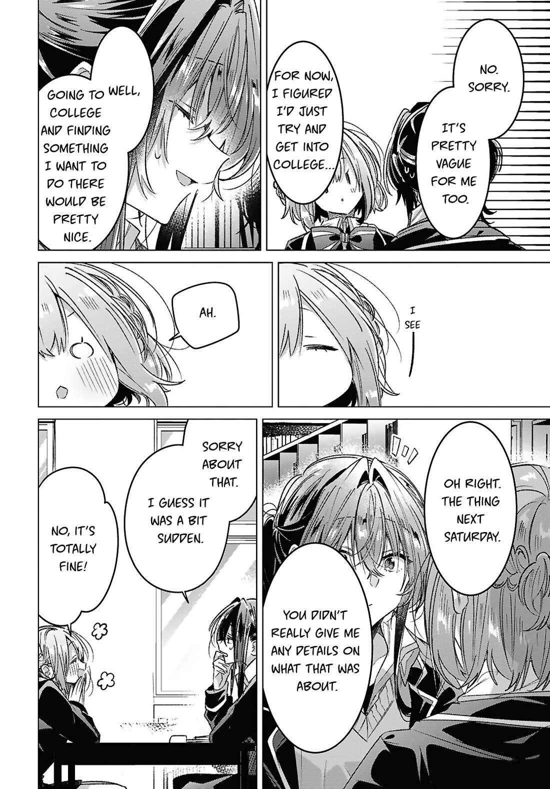 Whispering You a Love Song Chapter 57 page 14 - Chapter 57: Winter Uniforms, Future Careers, and What Lies Ahead.