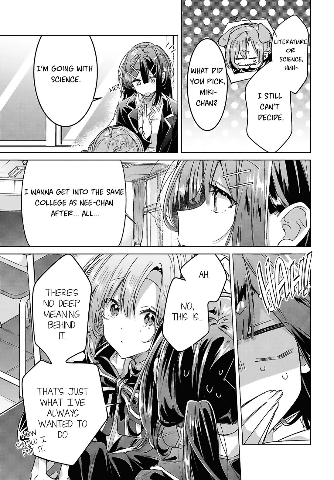 Whispering You a Love Song Chapter 57 page 9 - Chapter 57: Winter Uniforms, Future Careers, and What Lies Ahead.