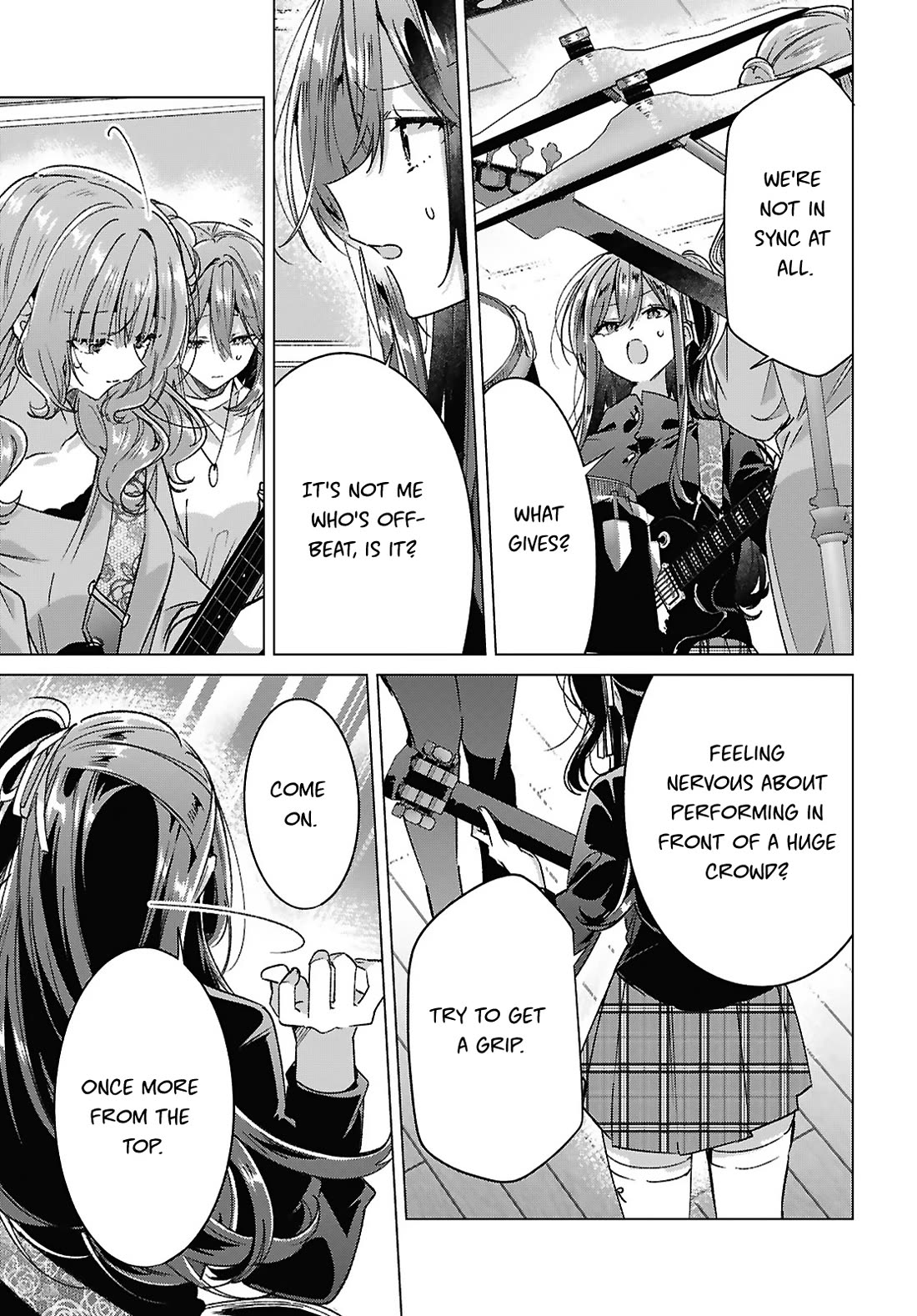 Whispering You a Love Song Chapter 65 page 11 - Chapter 65: Brushing It Off, Practice and Discord.